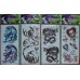 Временные татуировки в ассортименте Waterproof body tattoo stickers